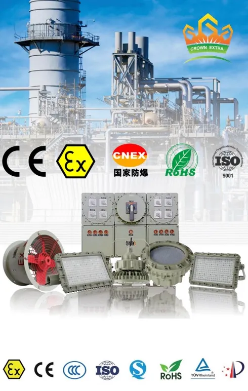 Explosion-proof electrical equipment for hazardous environments